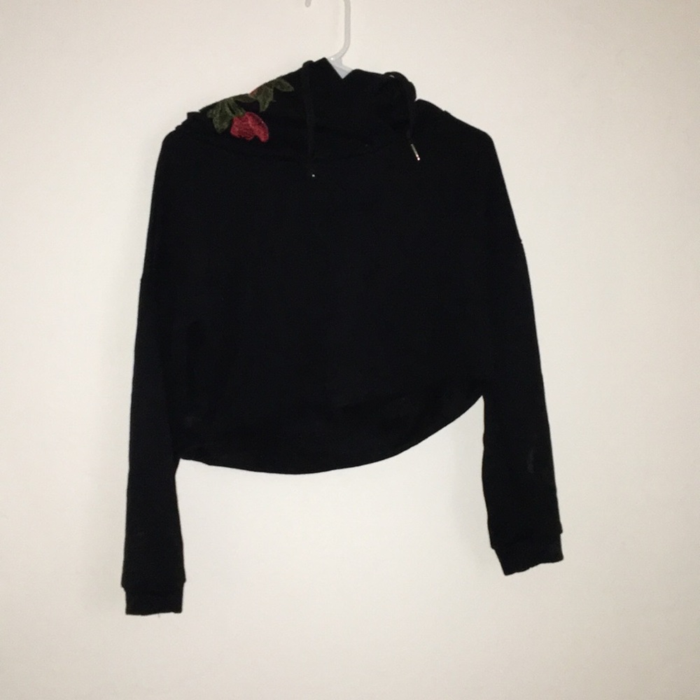 Rose sweater cropped sweater